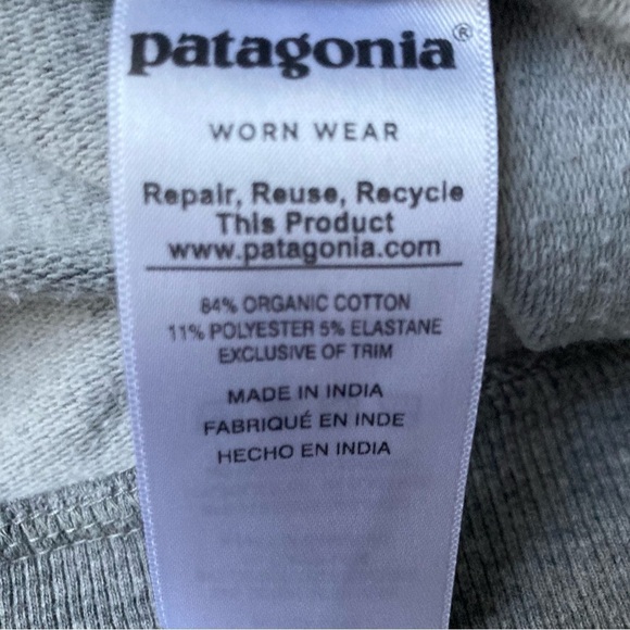 Patagonia Women’s Fitz Roy Horizons Uprisal Hoodie /Sweatshirt Size Medium  Gray - Picture 6 of 6